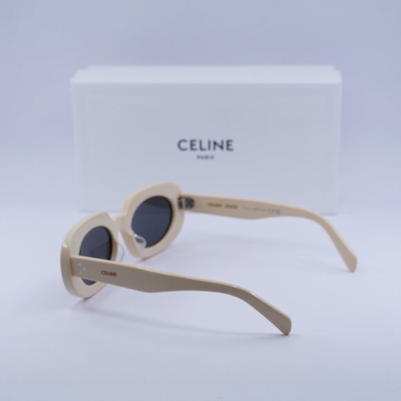 Celine CL40276U 25A Oval Sunglasses - Ivory/Smoke main image 10